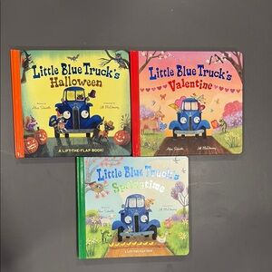 Little Blue Truck Book Set - Lift-the-Flap Book Set
